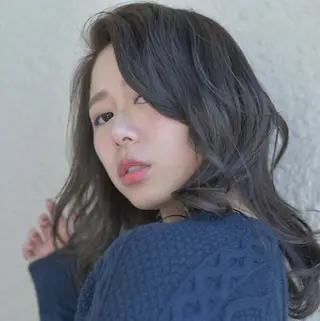 ミディアム 🌸グレージュ/ ベージュ🌸yutaのヘアスタイル