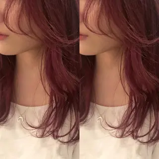 ロング カラー パーマ ヘアアレンジ YEAU　PLUS所属・極上の艶髪 RINAのヘアスタイル