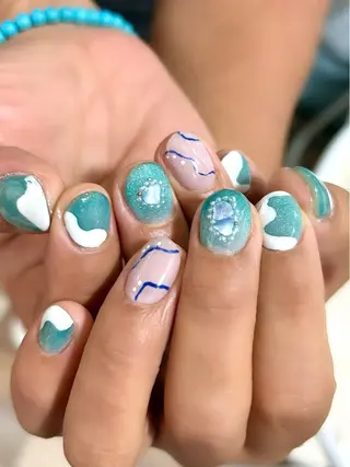 ショート SUN happy nail所属・SUN happy nail/関根　舞のネイルデザイン