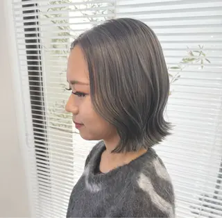ミディアム カラー Ayaka カットモデル募集中✂のヘアスタイル