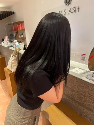 ロング カラー 樋口 初音のヘアスタイル