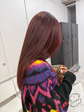 ロング カラー 國井 廉のヘアスタイル