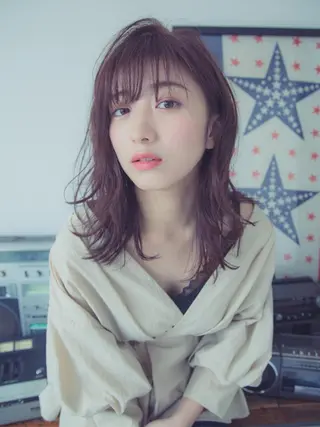 セミロング ricca♪ 反町のヘアスタイル