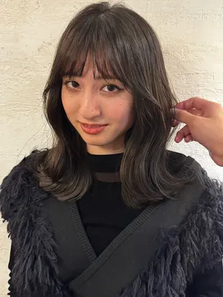 ミディアム カラー FAVOR警固店所属・古賀 相己のヘアスタイル