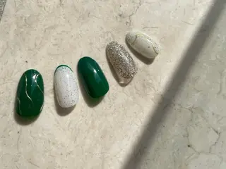 ネイル ⭐︎休業中の練習⭐︎ JNA認定講師髙橋のネイルデザイン