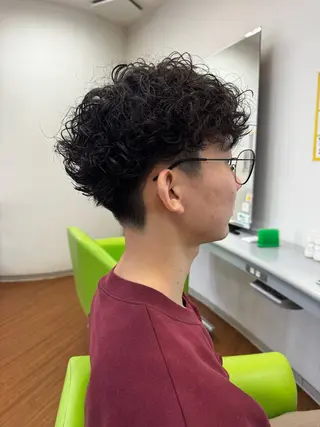 パーマ メンズ μ.Akane所属・μ Akaneのヘアスタイル