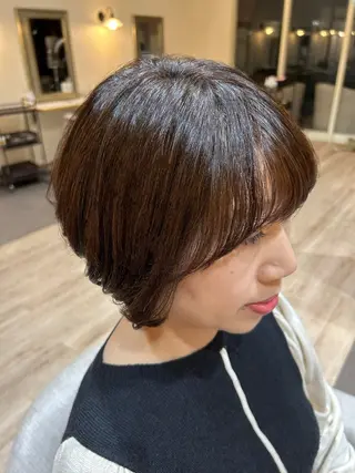 ショート 青手木 花寧のヘアスタイル