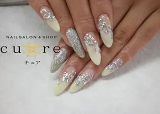 ロング ネイル ネイルサロン Cureのネイルデザイン