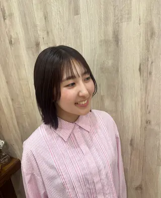 ミディアム 竹村 恵功代のヘアスタイル