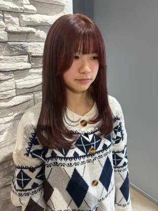 ロング Maki /カラー/ブリーチのヘアスタイル