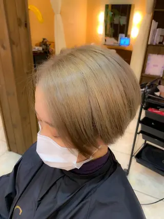 ショート 縮毛矯正/髪質改善 飯田公祐のヘアスタイル