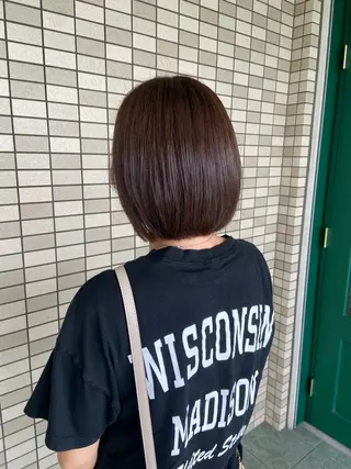ミディアム 大矢 萌美のヘアスタイル