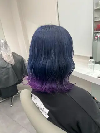 ミディアム カラー youres hair 髪質改善トリートメント&ヘッドスパ  新宿三丁目店【ユアーズヘア】所属・🦋透明感カラー 👑NODOKA🦋のヘアスタイル