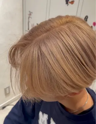 ショート カラー メンズカット/ 特殊パーマ/haruのヘアスタイル