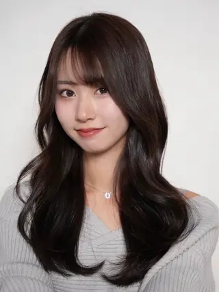 セミロング ハイトーン/透明感/ レイヤー/かずや🦁のヘアスタイル