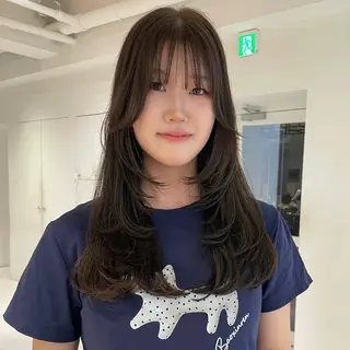 ロング haruko🎀 レイヤーカットのヘアスタイル
