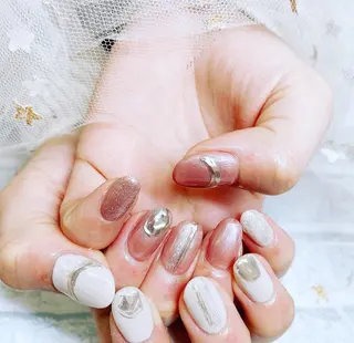 ネイル 🦋ネイルサロン ブラン🌈ゆりのネイルデザイン