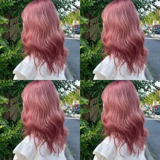 セミロング カラー 大人可愛い透明感🌟 小顔・韓国髪🌟野中のヘアスタイル