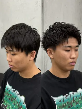 ショート メンズ 池田 駿のヘアスタイル