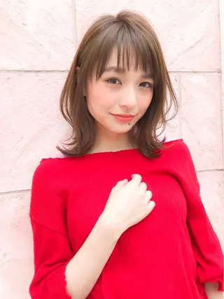 ミディアム 💍Story川越 オフィシャル💍のヘアスタイル