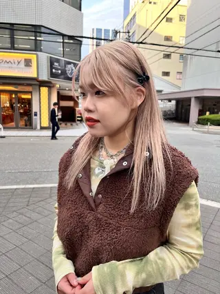 ロング カラー ショート/パーマ/ カラー/FUKOのヘアスタイル