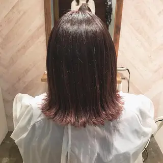 ミディアム カラー イトウ アヤカ 𓂃𓈒𓏸のヘアスタイル