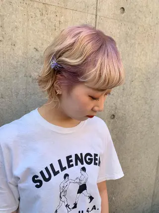 ショート カラー ヘアアレンジ サカグチユキナ 【tocca】のヘアスタイル