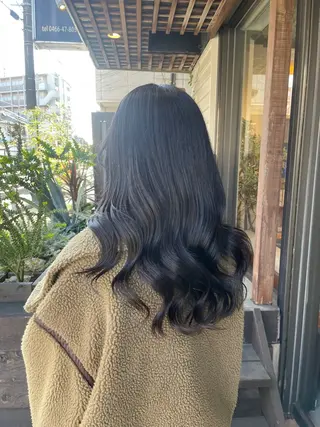 ロング カラー diar平塚所属・倉川 結花のヘアスタイル