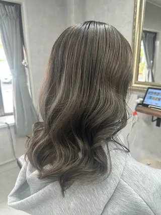 ロング カラー Lien 深井店のヘアスタイル