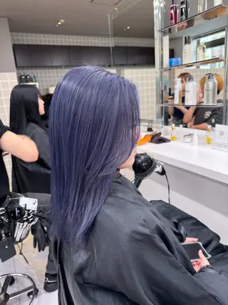 ミディアム カラー ヘアアレンジ Over hair_ misakiのヘアスタイル