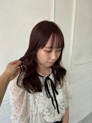 カラー MaisonHALU 松浦光咲のヘアスタイル