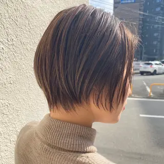 ショート カラー コバヤシ タイジュのヘアスタイル