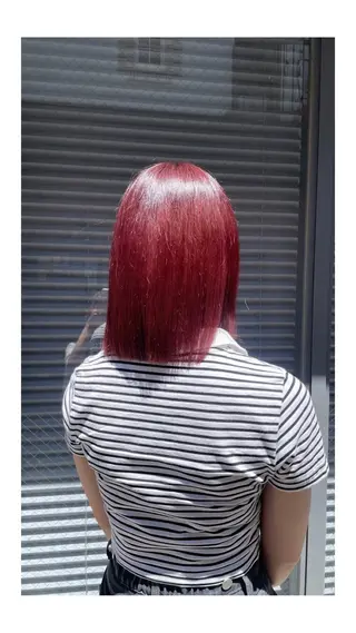 カラー 🪸暖色艶カラー/ shiori🫧のヘアスタイル