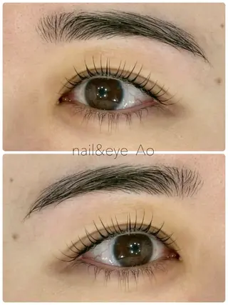 メンズ マツエク・マツパ nail&eye Aoのマツエク・マツパデザイン