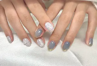 ネイル 夏 目のネイルデザイン