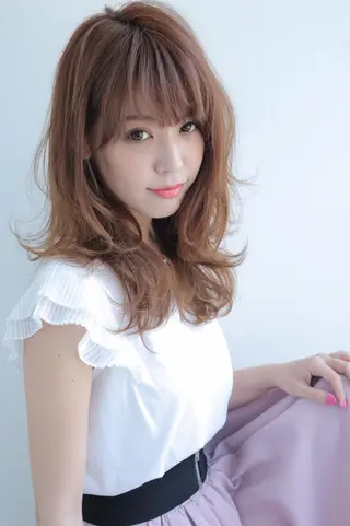 カラー レイヤーカット 早崎太生のヘアスタイル