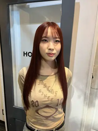 ロング カラー HOMIE TOKYO所属・sora / 渋谷 / ハイトーンのヘアスタイル