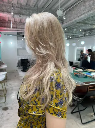 ロング 💥ウルフカット デザインあんな💥のヘアスタイル