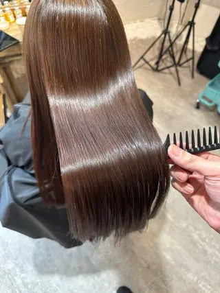 ロング fuu。。。銀座所属・美髪質改善✨ 縮毛矯正✨HIDEのヘアスタイル