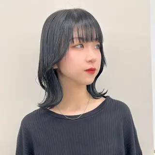 ミディアム カラー ブリーチなし/レイヤ ー特化🌈Tommyのヘアスタイル