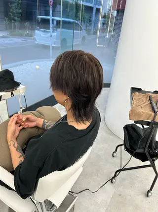 カラー メンズ はるか/ブリーチカラ ー/ヘアアレンジ🤍のヘアスタイル