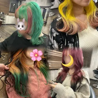 ミディアム カラー HAIR SALON M Fes 池袋所属・韓国風艶髪✨ 高松静香☑️のヘアスタイル