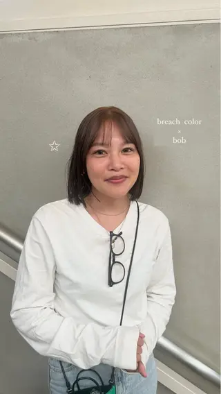 ショート カラー 艶髪に✧ / 透明感 カラー / 冨成のヘアスタイル