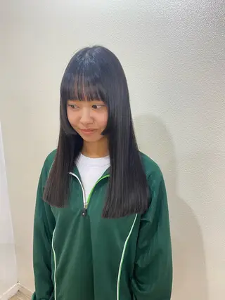 セミロング 透明感color🩵 MAYUKAのヘアスタイル