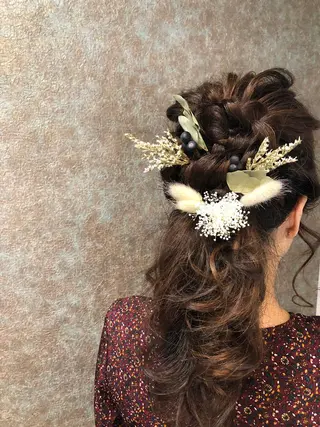 ロング 野咲き 美容室のマツエク・マツパデザイン