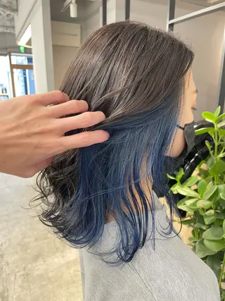 ミディアム SAEKI【ior 】北千住店ブリーチのヘアスタイル