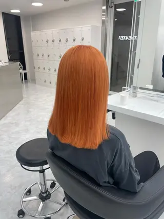 ミディアム MOE 福岡韓国ヘア✧︎のヘアスタイル