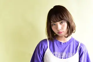 ミディアム モリシタ サトシのヘアスタイル