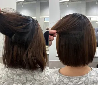 ショート 髪質改善/縮毛矯正 ✂︎福澤　和嗣のヘアスタイル