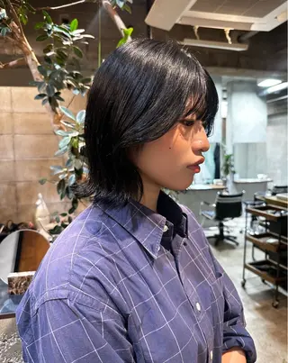 ショート カラー 森田楓乃/上前津/ 大須/ブリーチカラーのヘアスタイル